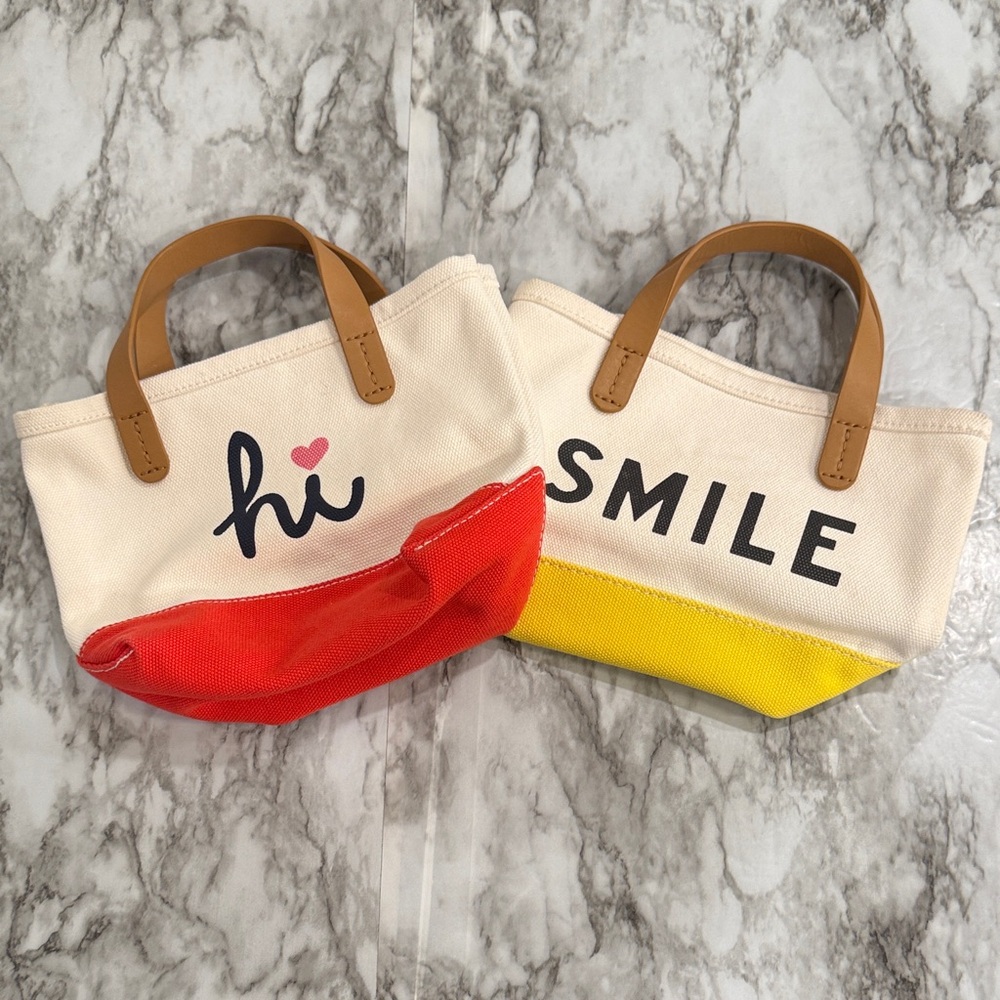 Baby Gap Toddler Mini Canvas Totes